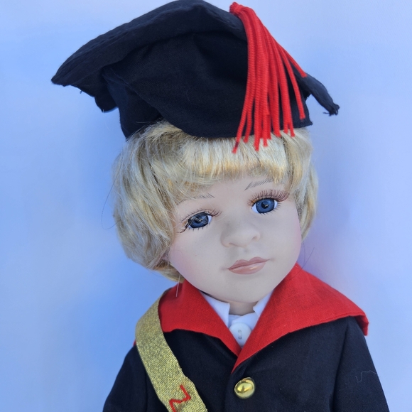 Mike Porcelain Graduated Doll (Collectible) - Picture 3 of 5